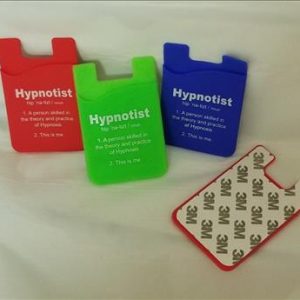 Silicone Smart Phone Wallet-Holders 3p one of each color